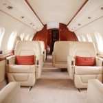 inside private jet