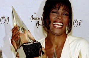 Whitney Houston in happier times.